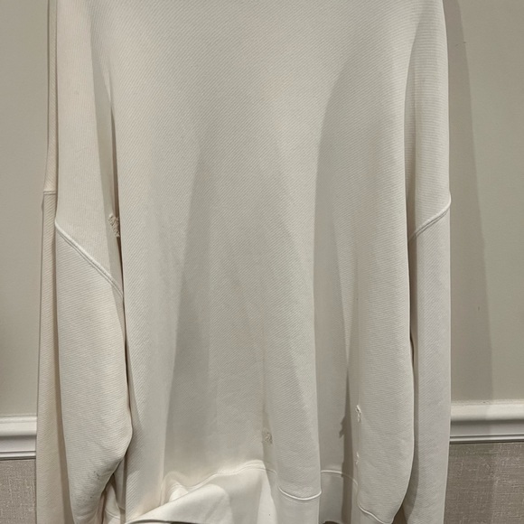 *Rare* White Distressed multicolor Miami Logo Palm Angeles crew neck - Picture 6 of 9